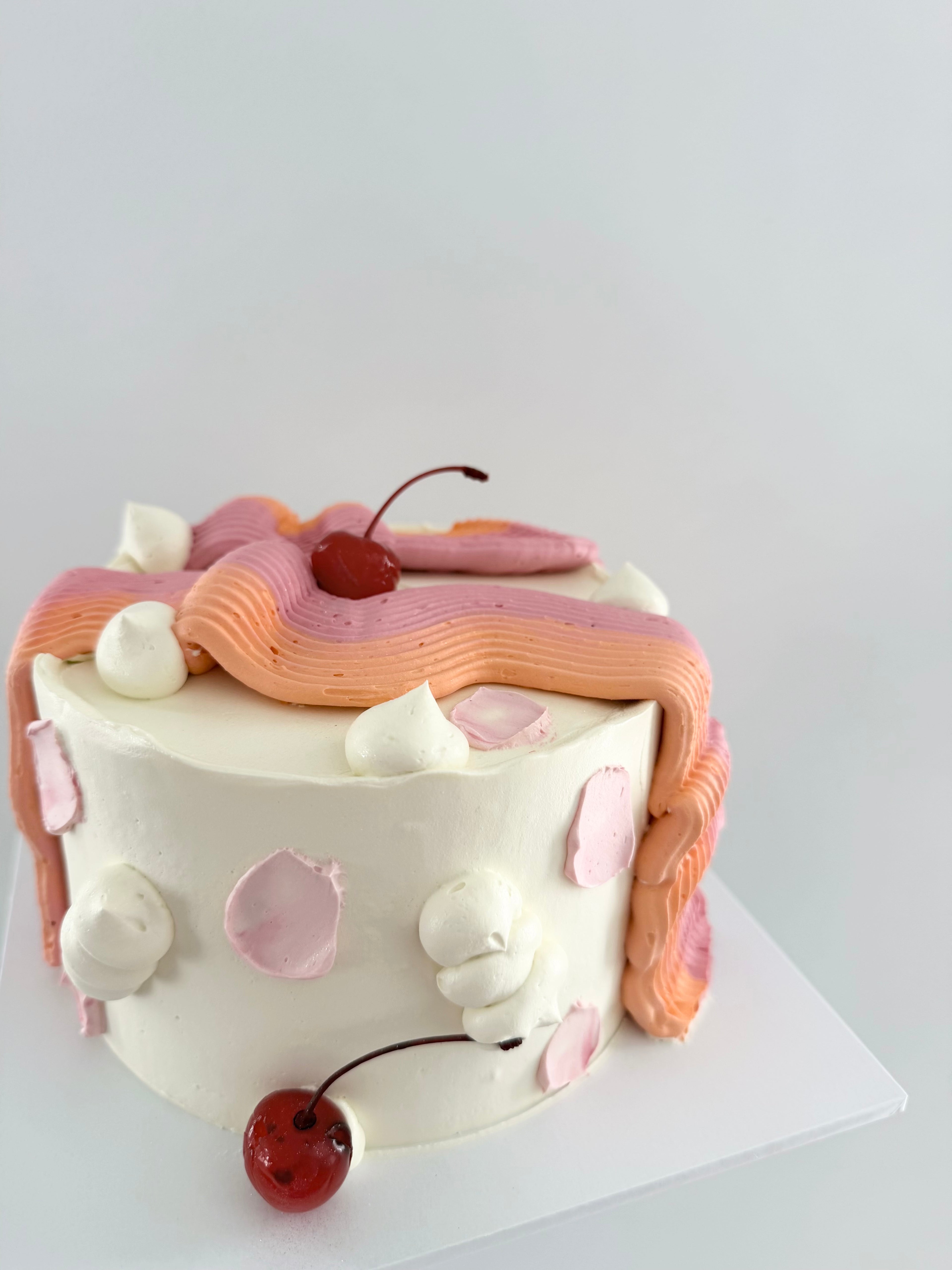 Cherry Squiggle Cake